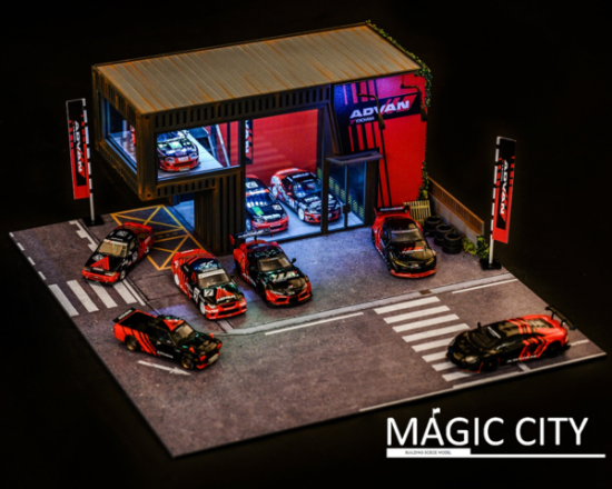 Magic City 1/64 ジオラマセット - ミニカー専門店 RideON