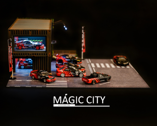 Magic City 1/64 ジオラマセット - ミニカー専門店 RideON