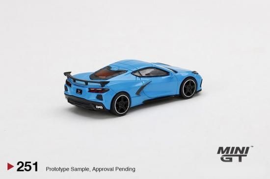 ミニカー MINI GT Chevrolet Corvette Stingray Mini GT 1:64 Corvette C8 Stingray (Rapid Blue) #251 - Mijo