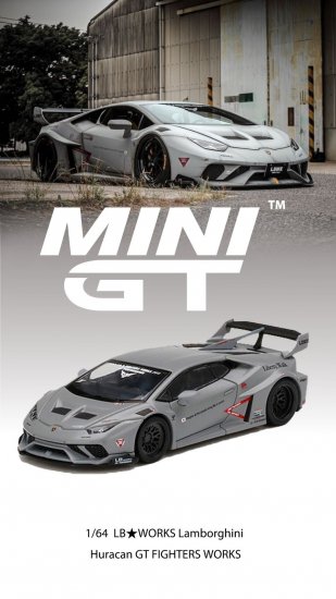 MINI GT 1/64 LB☆WORKS Lamborghini Huracn GT FIGHTERS WORKS