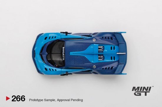 MINI GT 1/64 Bugatti Vision Gran Turismo Light Blue - ミニカー専門 