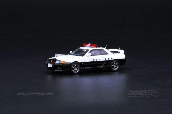 INNO 1/64 NISSAN SKYLINE GT-R Ｒ32 神奈川県警察 - ミニカー専門店 