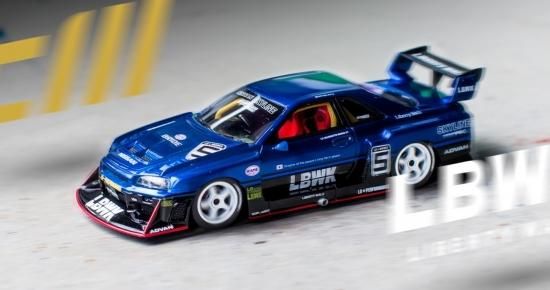 LBWK CM MODEL 1/64 Nissan Skyline ER34 GT-R SILHOUETTE WORKS- ミニカー専門店 RideON