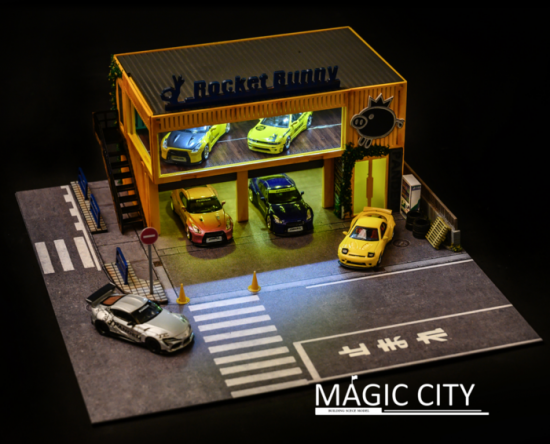 Magic City 1/64 ジオラマセット - ミニカー専門店 RideON