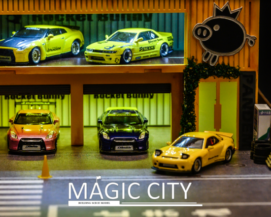 Magic City 1/64 ジオラマセット - ミニカー専門店 RideON