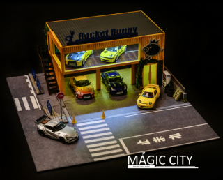 <img class='new_mark_img1' src='https://img.shop-pro.jp/img/new/icons1.gif' style='border:none;display:inline;margin:0px;padding:0px;width:auto;' />11ʹͽ Magic City 1/64  Rocket Bunny Double Floor Showroom Yellow