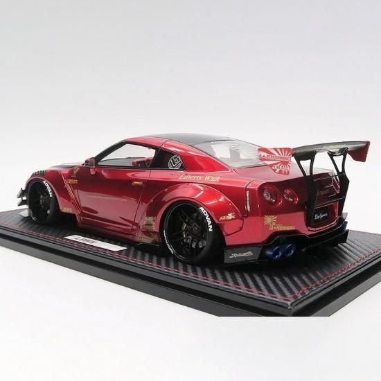 ignition model 1/18 LB-WORKS Nissan GT-R R35 type2 Red - ミニカー 