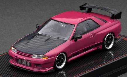 ignition model 1/64 TOP SECRET GT-R (VR32) Pink - ミニカー専門店