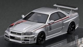 ignition model 1/64 Nismo R33 GT-R 400R Silver - ミニカー