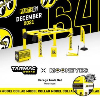 Tarmac Works 1/64 Garage Tools Set Mooneyes 
