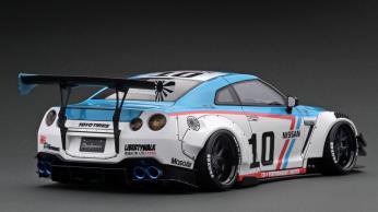 ignition model 1/18 LB-WORKS Nissan GT-R R35 type 2 White/Blue 