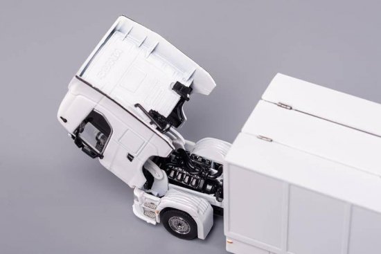 Kengfai 1:64 Scania S730 Double Deck Gull Wing Tow Truck Diecast Modelo De  Ximia de Carro Modelo de Simulação de Alusão de Automóveis