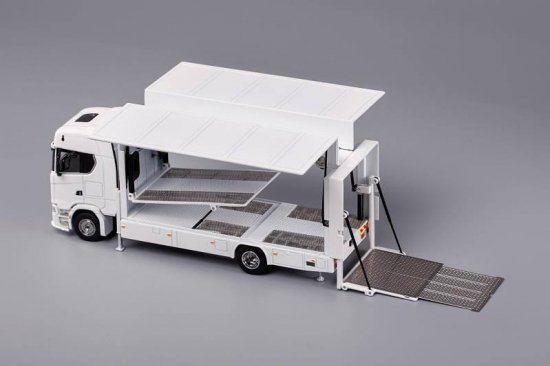 GCD 1/64 Scania S730 Enclosed Double Deck Gull Wing Tow Truck 