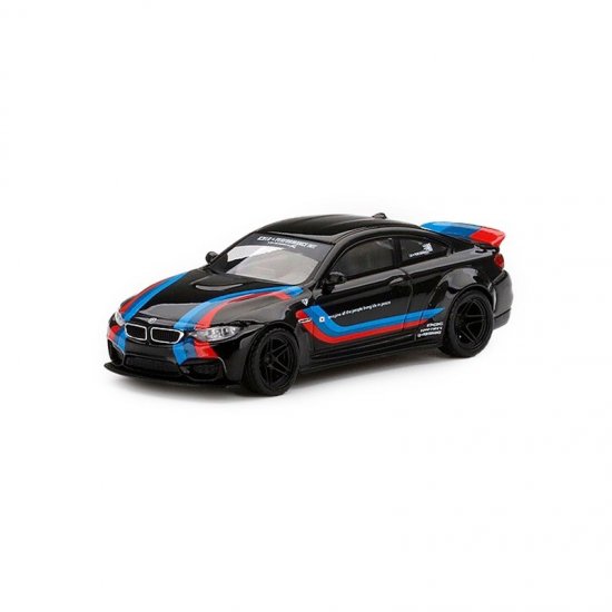 MINI GT 1/64 LB-WORKS BMW M4 Black W/M Stripe