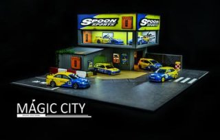 <img class='new_mark_img1' src='https://img.shop-pro.jp/img/new/icons1.gif' style='border:none;display:inline;margin:0px;padding:0px;width:auto;' />1ʹͽ Magic City 1/64  Automobile Showroom & Sheet Metal Spray Booth
