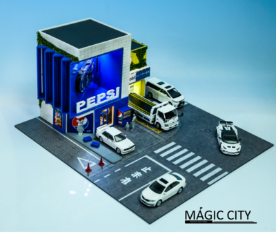 Magic City 1/64 ジオラマセット - ミニカー専門店 RideON