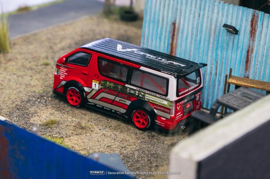 Tarmac Works 1/64 Toyota Hiace Widebody Mr. Men Little Miss 50th