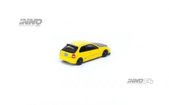 INNO 1/64 HONDA CIVIC Type-R EK9 Yellow Tuned by Spoon