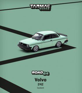 3ʹͽ Tarmac Works 1/64 VOLVO 242 Custom Green 
