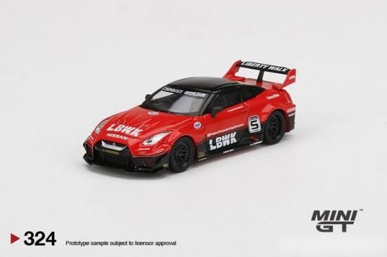 MINI GT 1/64 LB-Silhouette WORKS GT NISSAN 35GT-RR Ver.1 Red/Black