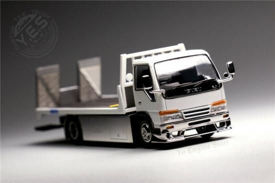 MINI GT 1/64 ISUZU ELF Custom Tow Truck Pearl White - ミニカー専門店 RideON