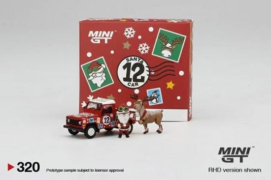 ミニカー MINI GT Land Rover Defender 90 Pickup MINI GT 1/64 Land Rover Defender 90 Pickup - 2021 Christmas