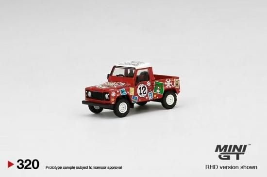 MINI GT 1/64 Land Rover Defender 90 Pickup - 2021 Christmas