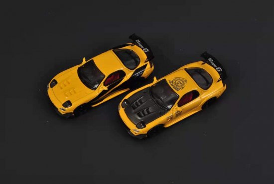 Master 1/64 マツダ RX-7 FD3S RE雨宮 Super G イエロー- ミニカー専門