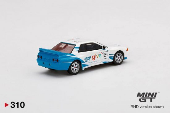 MINI GT 1/64 Nissan Skyline GT-R (R32) Gr. A #21 GIVE 2021 HK 