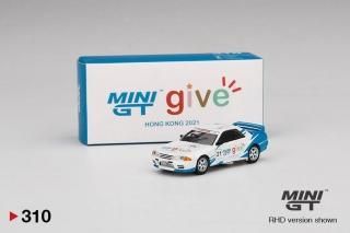 <img class='new_mark_img1' src='https://img.shop-pro.jp/img/new/icons1.gif' style='border:none;display:inline;margin:0px;padding:0px;width:auto;' />12ͽ MINI GT 1/64 Nissan Skyline GT-R (R32) Gr. A #21 GIVE 2021 HK Edition ƥ٥ȸ 999
