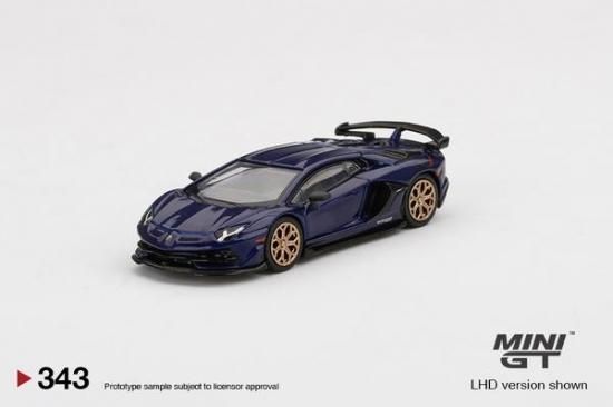 ミニカー MINI GT Lamborghini Aventador SVJ Viola MINIGT.com – Welcome to the World of 1:64!