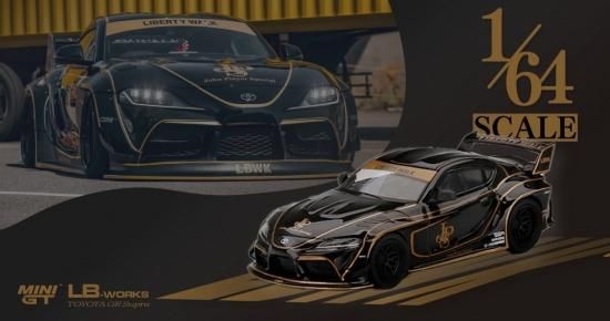MINI GT LB-WORKS Toyota GR Supra JPS / No. 325 Unboxing