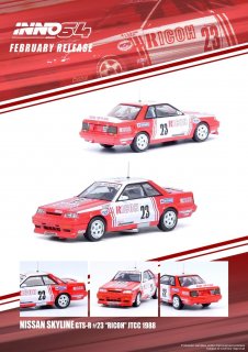 INNO 1/64 NISSAN SKYLINE GTS-R (R31) #12 CALSONIC JTCC 1987- ミニカー専門店  RideON ライドオン