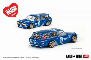 KAIDOHOUSE x MiniGT 1/64 Datsun KAIDO 510 Wagon Blue (KHMG011) ϥɥRHD͢ 