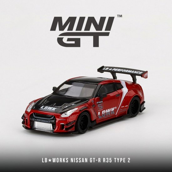 MINI GT 1/64 LB WORKS 日産 Nissan GT-R R35 Type1 Rear Wing Ver.2