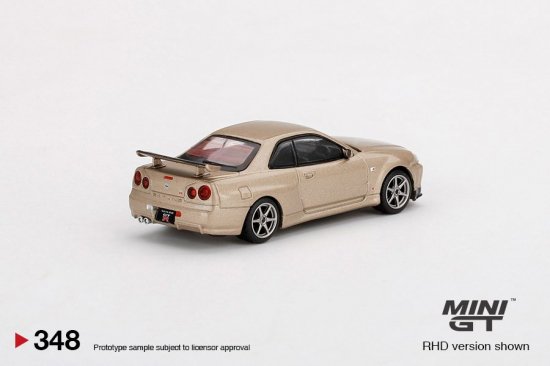 MINI GT 1/64 Nissan Skyline GT-R (R34) V-Spec II ベイサイドブルー 