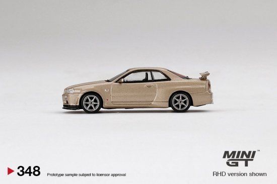 MINI GT 1/64 Nissan Skyline GT-R (R34) V-Spec II ベイサイドブルー