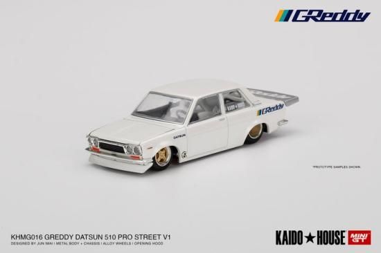 KAIDO☆HOUSE x MiniGT 1/64 Datsun KAIDO 510 Pro Street GREDDY