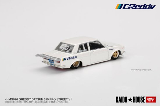 KAIDO HOUSE x MiniGT 1/64 Datsun KAIDO 510 Pro Street GREDDY