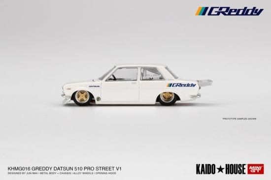 KAIDO☆HOUSE x MiniGT 1/64 Datsun KAIDO 510 Pro Street GREDDY