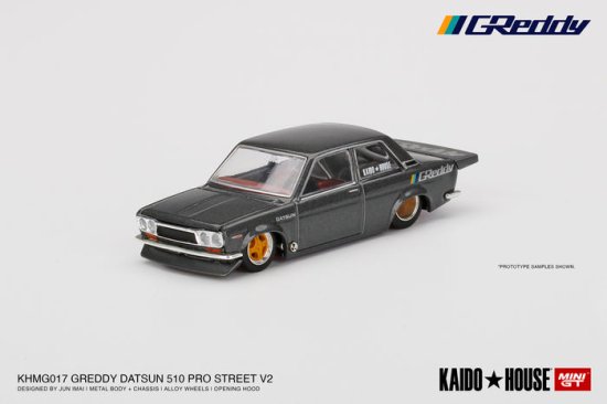 KAIDO☆HOUSE x MiniGT 1/64 Datsun KAIDO 510 Pro Street GREDDY 