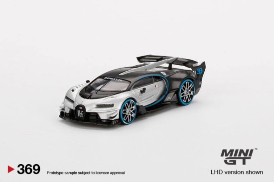 MINI GT 1/64 Bugatti Vision Gran Turismo Silver - ミニカー専門店