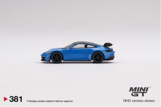 MINI GT 1/64 Porsche 911(992) GT3 Shark Blue シャークブルー