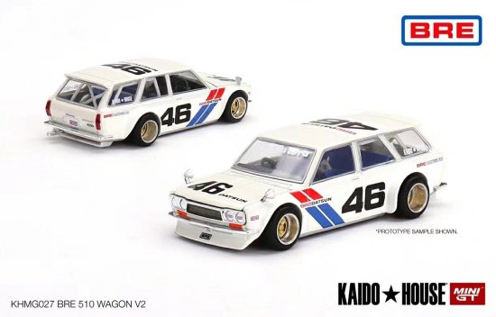 KAIDO☆HOUSE x MiniGT 1/64 Datsun KAIDO 510 Wagon BRE V2 