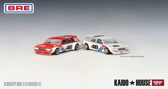 KAIDO☆HOUSE x MiniGT 1/64 Datsun KAIDO 510 Wagon BRE V2