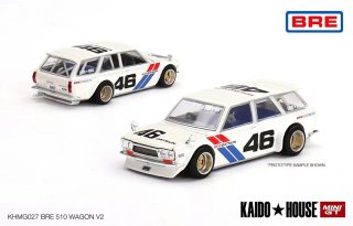 KAIDO☆HOUSE x MiniGT 1/64 Datsun KAIDO 510 Wagon BRE V1 - ミニカー専門店 RideON