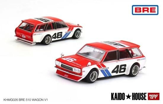 KAIDO☆HOUSE x MiniGT 1/64 Datsun KAIDO 510 Wagon BRE V1 