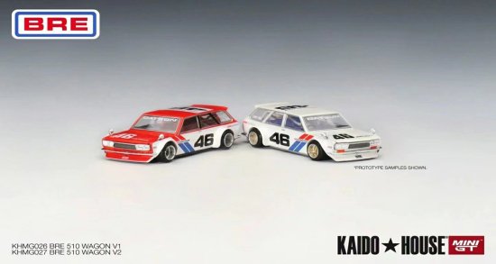 KAIDO★HOUSE x MiniGT 1/64 Datsun KAIDO 510 Wagon BRE V1 - ミニカー専門店 RideON