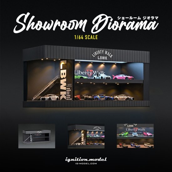 ignition model 1/64 LB Showroom Diorama- ミニカー専門店 RideON