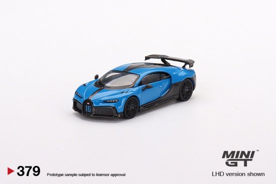 MINI GT 1/64 Bugatti Chiron Pur Sport Blue 379L - ミニカー専門店 RideON